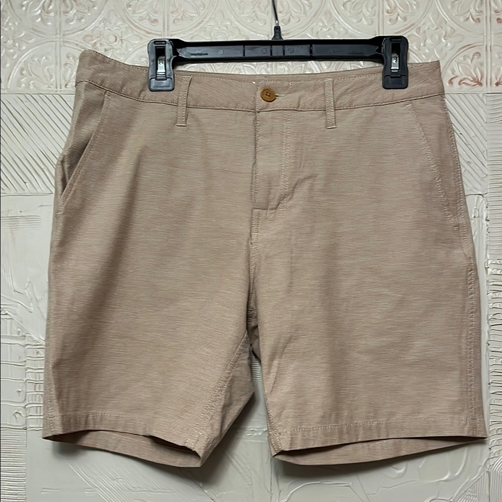 VA RVCA Tan Men’s Dual Purpose Trunk Shorts, size 33